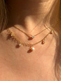 14k Gold-Filled Pearl and CZ Necklace
