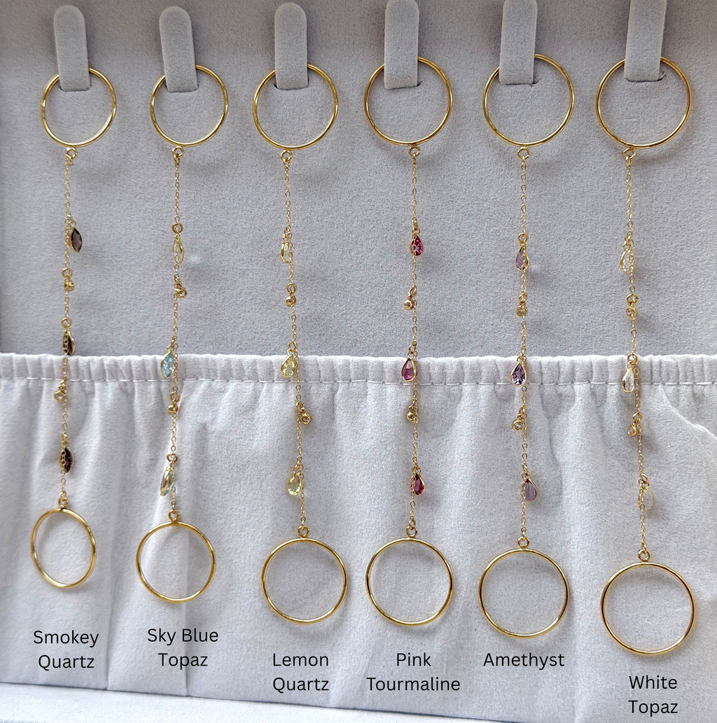 Gemstone Finger Chain