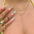 14k Gold-Filled Lariat Drop Necklace